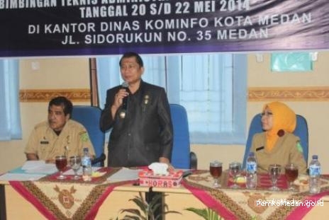 Kepala Dinas Kominfo Kota Medan secara resmi buka Bimtek pengelolaan email di lingkungan Pemko Medan