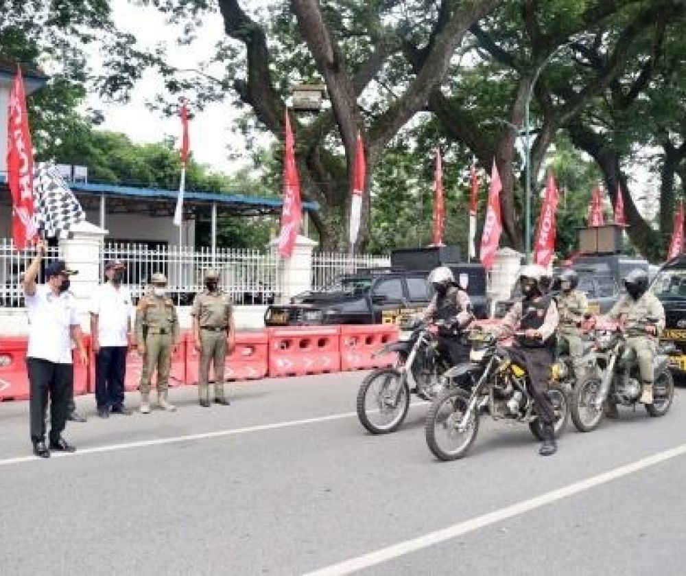 Pemko Medan Dukung Polrestabes Gelar Penyemprotan Disinfektan Skala Besar