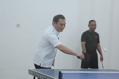 Semangat dan Kebersamaan Warnai Turnamen Tenis Meja HUT ke-52 Korpri Medan 