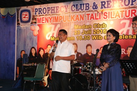 Kepala Dinas Kominfo Medan Hadiri Halalbihalal Prophecy club & Reprophecy