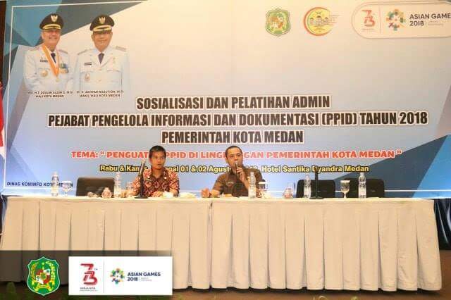 Dinas Kominfo Latih Seluruh Admin PPID di Lingkungan Pemko Medan