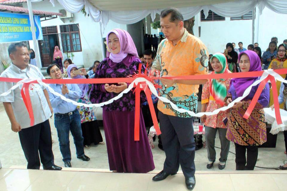 Suasana Haru Warnai Syukuran Gedung Baru Sekaligus Pisah Sambut Pimpinan Dinas Kominfo Medan