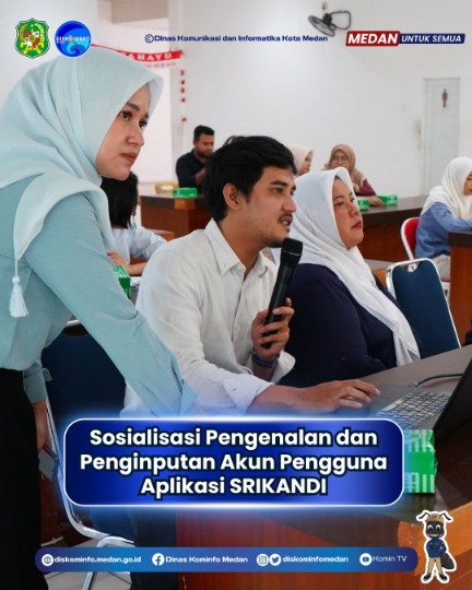 Sosialisasi Pengenalan dan Penginputan Akun Pengguna Aplikasi Sistem Informasi Dinamis Terintegrasi (SRIKANDI)
