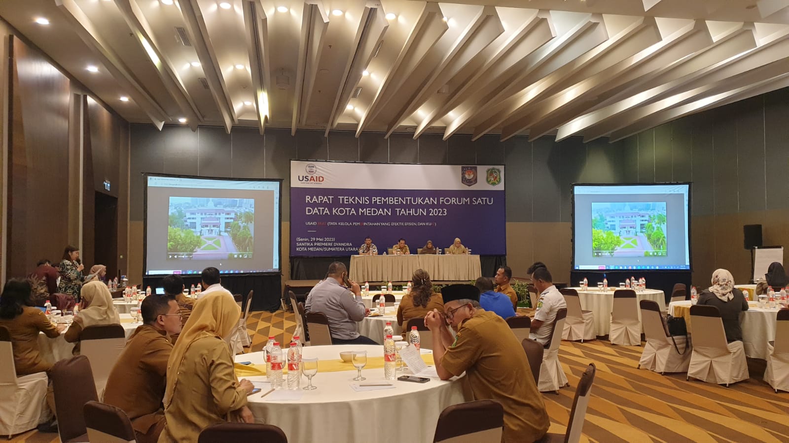 Pemko Medan Berkolaborasi dengan USAID ERAT Gelar Forum Satu Data Indonesi