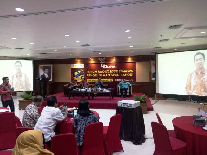 Kadis Kominfo Jadi Narasumber di Forum Knowledge Sharing Pengelolaan SP4N- LAPOR