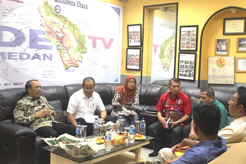 Dinas Kominfo Kota Medan melaksanakan kegiatan Talkshow di I-News TV yang dihadiri Plh Walikota Medan dengan tema :Pemilihan Umum Kepala Daerah di Kota medan di I-News TV Kecamatan Medan Timur