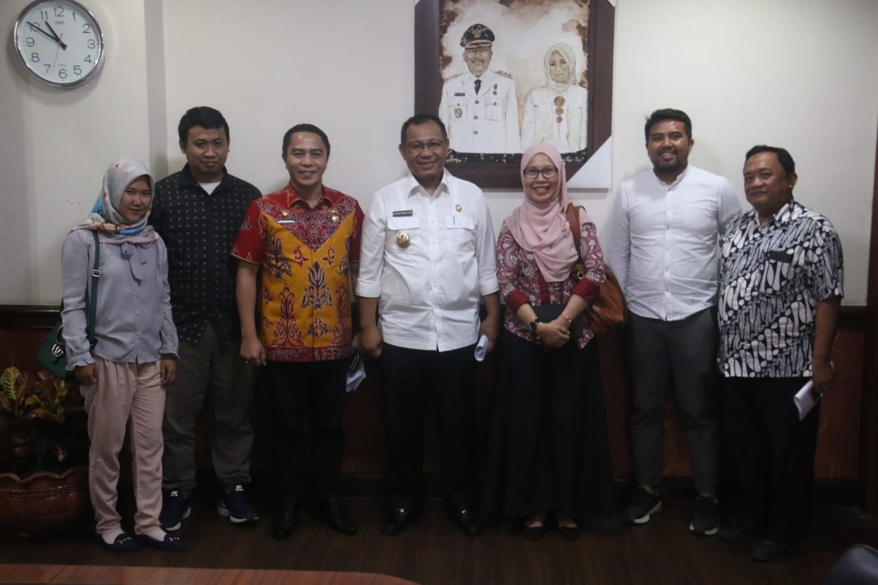 Kadis Kominfo Kota Medan Zain Noval,S.STP.,M.AP Dampingi Wakil Wali Kota Ir. H. Akhyar Nasution, M.Si Dalam Audiensi DILo Hackathon Festival 2018 