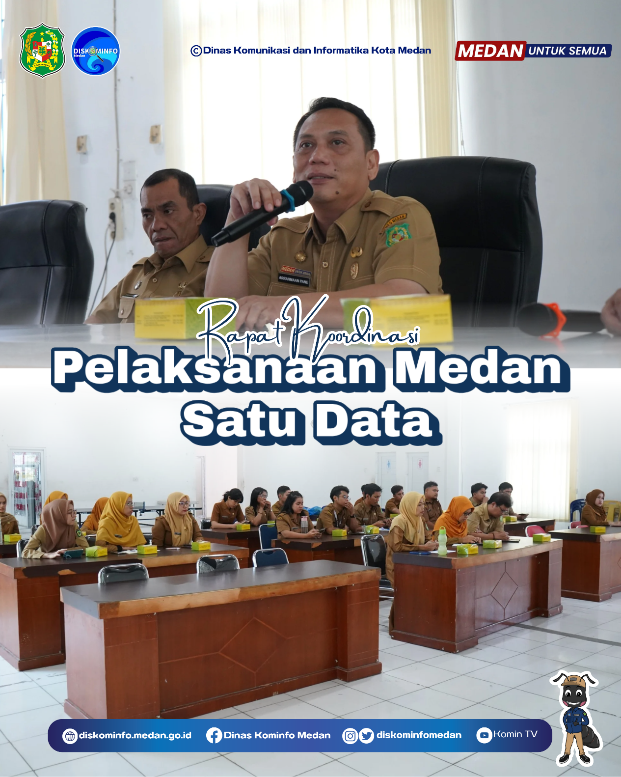 Rapat Koordinasi Pelaksanaan Medan Satu data