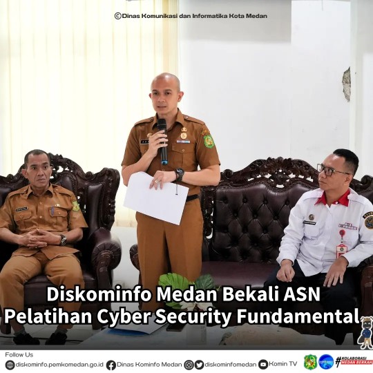 Dinas Kominfo Kota Medan Gelar Pelatihan Cyber Security Fundamental