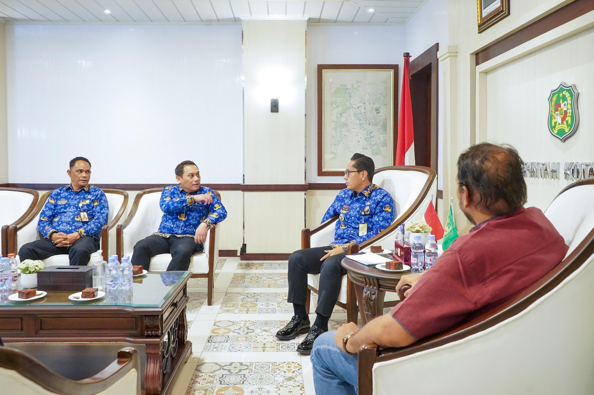 Terima Audiensi RMOL Sumut, Rico Waas: Perlu Sinergitas untuk Sukseskan Pembangunan Medan