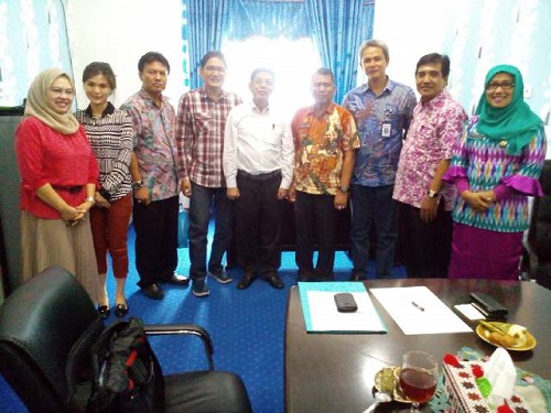 Kunjungan Tim Metro TV ke Dinas Kominfo Kota Medan