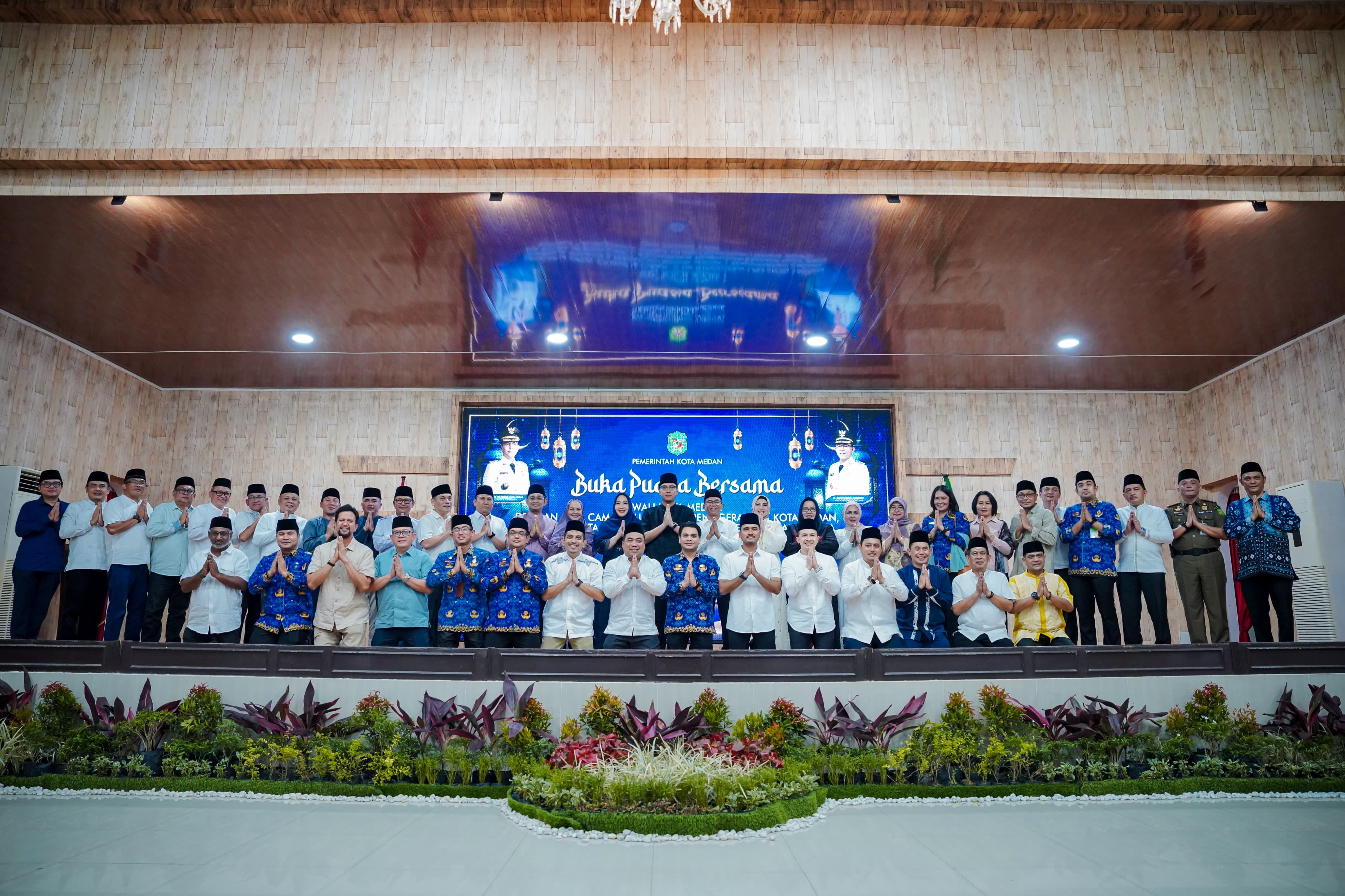 Kebersamaan Kuatkan Pengabdian, Pemko Medan Gelar Buka Puasa Bersama di Penghujung Ramadan