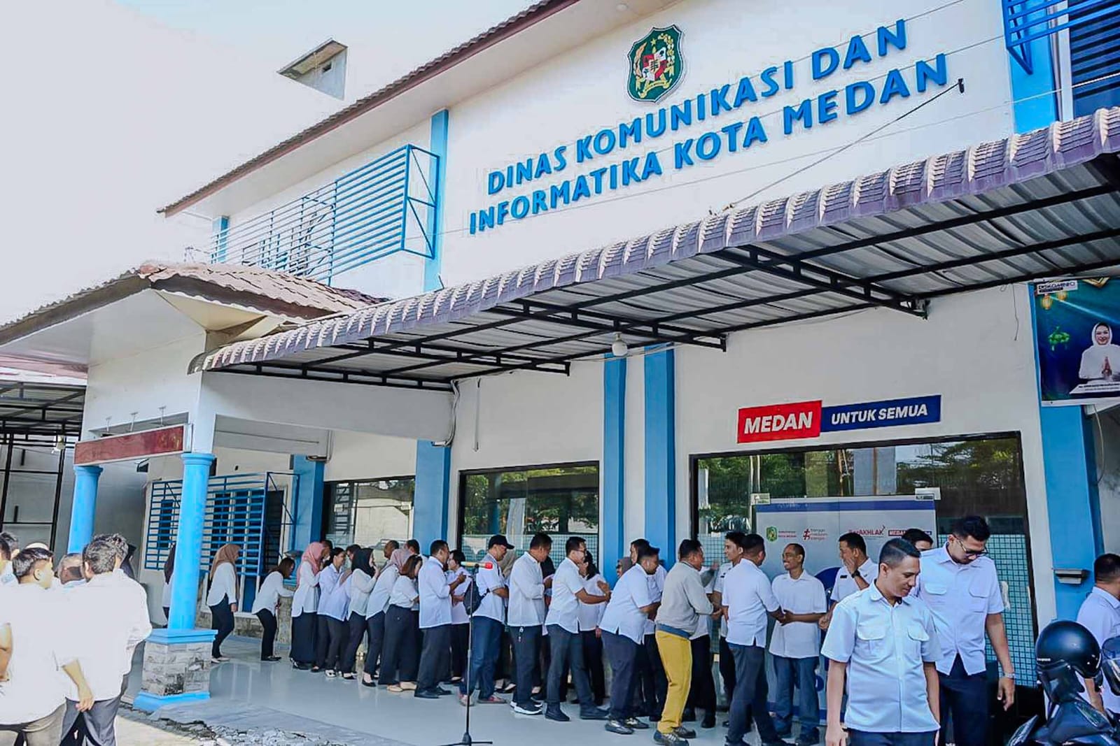 Awali Tugas Dengan Hati yang Fitri, Diskominfo Kota Medan Siap Pacu Kinerja Usai Lebaran